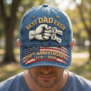 250th Anniversary Military Cap - Personalized Gift For Veteran Classic Cap 04NATI250226