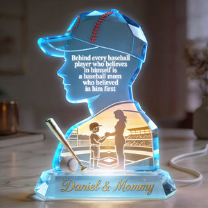 Proud Baseball Mom Light Box Personalized Gifts For Mom 02PGTI090426