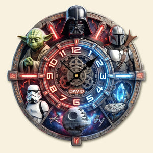 Fantasy Hanging Wall Clock - Personalized Gifts 05huti241225