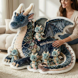 Dragon Mom Pillow - Personalized Gifts For Mother's Day Pillow 04NATI110226