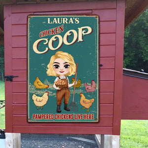 Custom Chicken Coop Signs – Personalized Vintage Signs 03nati140325-Homacus