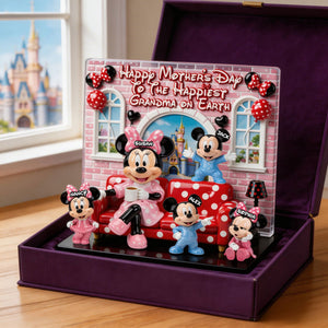 To The Happiest Grandma On Earth Acrylic Plaque - Personalized Gifts For Grandmas 02ohti310326