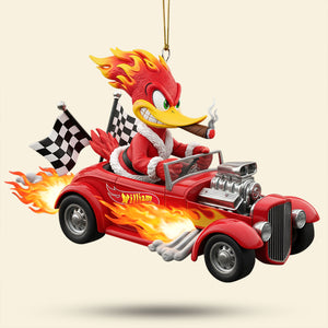 Festive Ride Hot Rod Ornament, Personalized Gifts For Hot Rod Lovers 03qhti050925