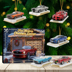 Christmas Car Ornament Blindbox - Gifts For Car Lover Christmas Advent Calendar Blind Box 03HYTI181025