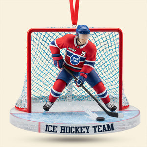 Ice Game Ornament - Personalized Gift For Sport Lover Christmas Ornament 05HUTI091025