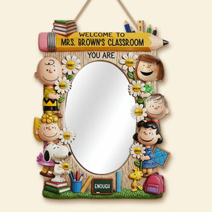 Positive Affirmation Emotional Support Mirror For Classroom, Personalized Gifts For Teacher 03qhti230725