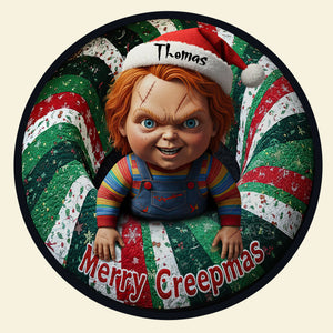 Personalized Gifts For Movie Fans, Christmas Quilted Round Mat 03huti300925