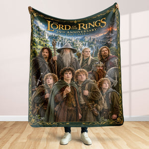 25th Anniversary Epic Fantasy Blanket - Personalized Gifts 05tyti021026