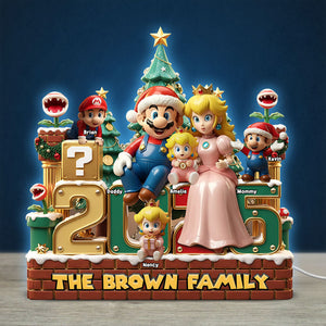 Family Light Box - Personalized Gifts For Family Custom Shape Acrylic Light Box 05PATI131125