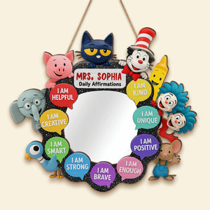 Cute Teacher Mirror - Personalized Gifts For Teacher 03nati250725