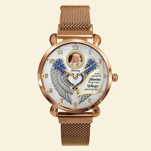 Memorial Quartz Watch - Custom Photo Gifts For Loved Ones 01huti040825