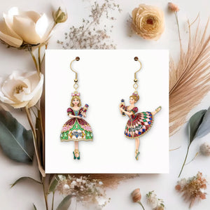 Ballet Earrings - Personalized Gifts For Ballet Lovers 03nati120725 - Earrings - GoDuckee