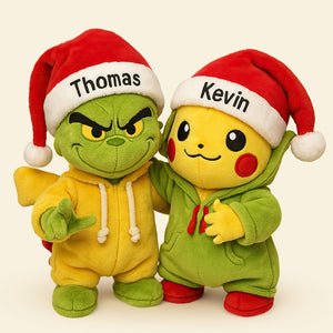 Friends, Couple Pillow - Personalized Gifts For Besties, Couple Christmas Pillow 02HUTI141125