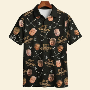 Custom Photo Best Dad By Par Shirt, Personalized Gifts For Golf Dads 03qhti080526