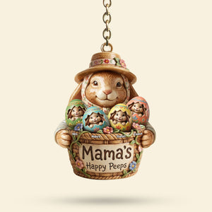 Easter Eggs Keychain - Personalized Gifts For Mom Keychain 01PATI060226