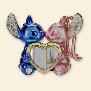 Cute Alien Couple Mirror - Personalized Gifts For Couple 02ohti210725