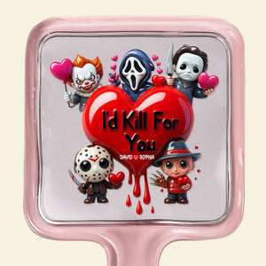 Horror Handheld Mirror - Personalized Gifts For Couple 05nati161225