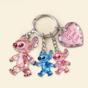 Lovely Mom Acrylic Tag Keychain - Personalized Gifts For Moms 01tgti140426
