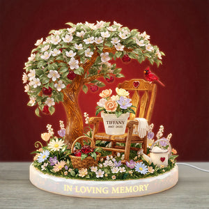 Memorial Under Apple Tree Acrylic Light Box - Personalized Gifts 01pati121225