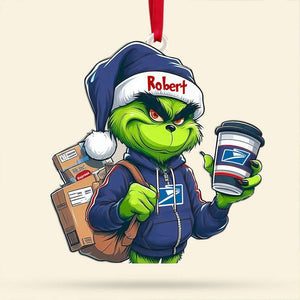 Personalized Gift For Postal Worker Ornament, How The Postal Worker Saved Christmas 06QHTI051124 - Ornament - GoDuckee