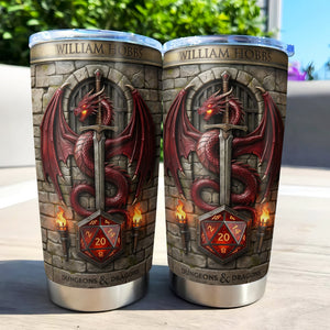 Dragon Tumbler - Personalized Gifts For Dragon Lover 01pati030226