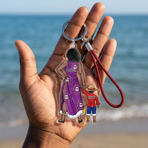 Mom's Crew Keychain - Personalized Gifts For Mom 021qhhu220225pa