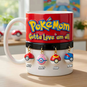 Pocket Monster Mom Coffee Mug - Personalized Gifts For Mom 04OHTI030426