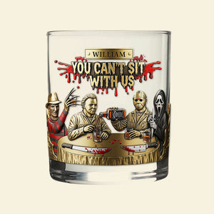 Horror Bar Whiskey Glass, Personalized Gifts For Horror Lovers 01qhti190825