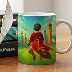 Broom-Riding Mug - Personalized Gifts For Magic Lovers 04huti160625