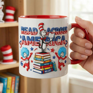 Reading Spirit Day Coffee Mug - Personalized Gift For Reading Lovers 04PATI070226
