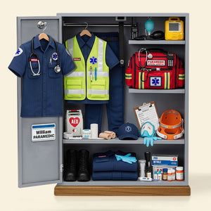 EMS Worker Personal Locker Plaque - Personalized Gifts For Paramedic EMT 01qhti060625-Homacus