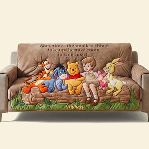 Friends Forever Quilted Sofa Cover - Personalized Gifts For Friends 03PATI230126