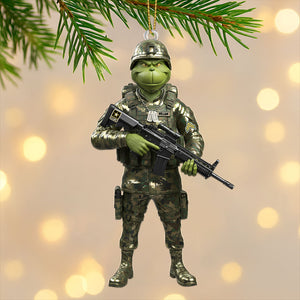 Green Veteran Ornament - Personalized Gifts For Veterans 02tgti110925