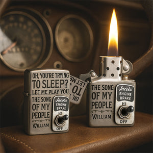 Trucker Lighter - Personalized Gift For Trucker 03ACTI140825