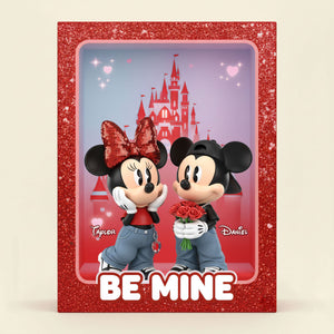 Be Mine Couple Acrylic Plaque - Personalized Gifts For Couple Valentine Plaque 02NATI231225