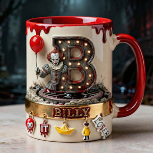 Monstrous Alphabet Initial Letters Accent Mug - Personalized Gifts 02qhti090126