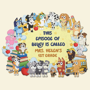 Cute Teacher Doormat - Personalized Gifts For Teacher 03huti060825