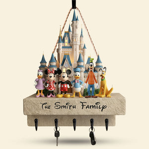 Cute Characters Acrylic Key Hanger - Personalized Gifts For Family 01hyti161225