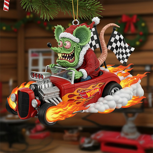 Joy Ride Hot Rod Ornament, Personalized Gifts For Hot Rod Lovers 02qhti050925