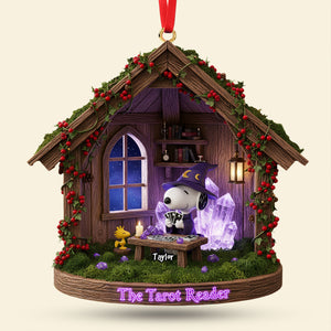 Tarot Reader Ornament - Personalized Gift For Tarot Reader Christmas Ornament 06PATI151025