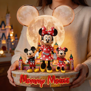 Wonder Castle Mom And Kids Light Box - Personalized Gifts For Mother's Day Acrylic Light Box 03HUTI160426