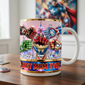 Super Fist Bump Mom Coffee Mug - Personalized Gifts For Mother 03ohti070426