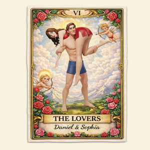 The Lovers Blanket - Personalized Gifts For Couple 01huti020226-Homacus