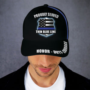 Personalized Gifts For Police Classic Cap 03acti030724 - Caps - GoDuckee