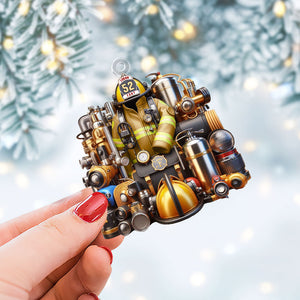 Personalized Gift For Firefighter Christmas Ornament 02OHTI201124 - Ornament - GoDuckee