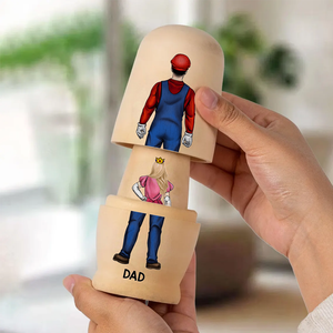 The Ultimate Power Family Wooden Nesting Dolls - Personalized Gift For Family 05QHHU080426PA