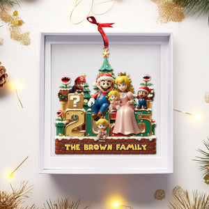 Family 2025 Ornament - Personalized Gift For Family Christmas Ornament 05PATI061125