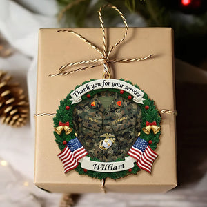 Honoring Heroes Military Christmas Ornament Personalized Gifts for Veterans 02KITI200925
