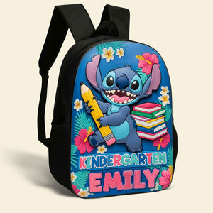 Cute Alien School Bag - Personalized Gifts For Kids 05huti010825