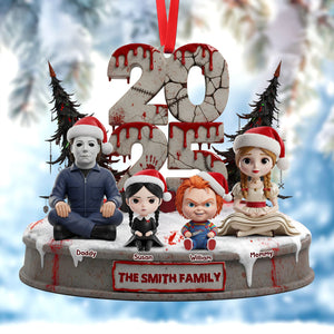 Horror Family Ornament - Personalized Gifts For Family 05ohti131025